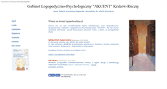 Desktop Screenshot of logopedia-afazja.pl