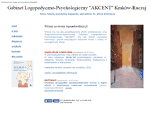 Tablet Screenshot of logopedia-afazja.pl